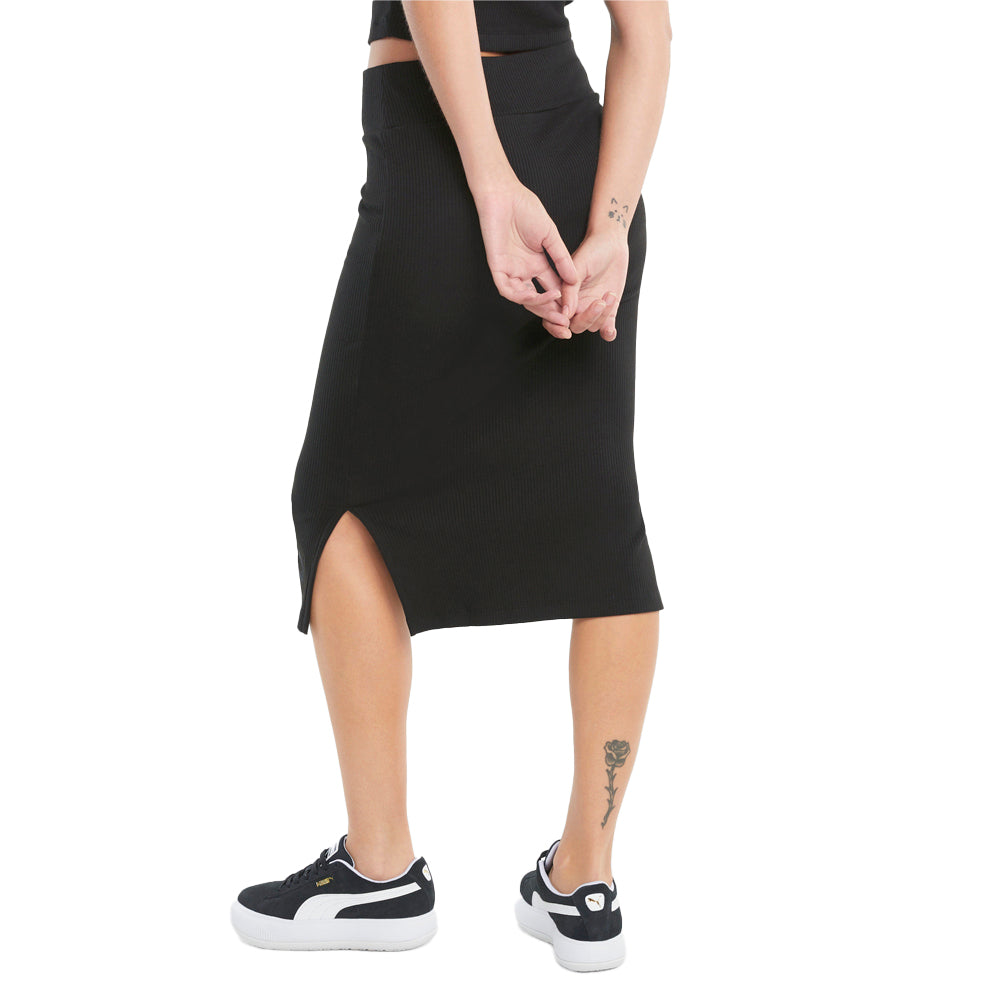 Classics Ribbed Midi Skirt