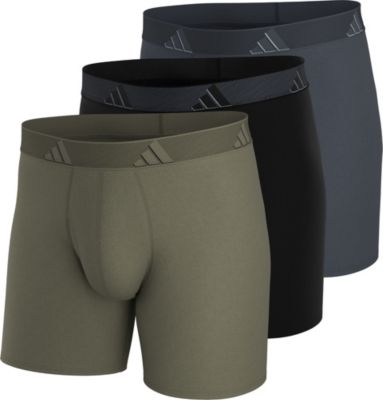 adidas Men's Microfiber 3-Pack Boxer Brief