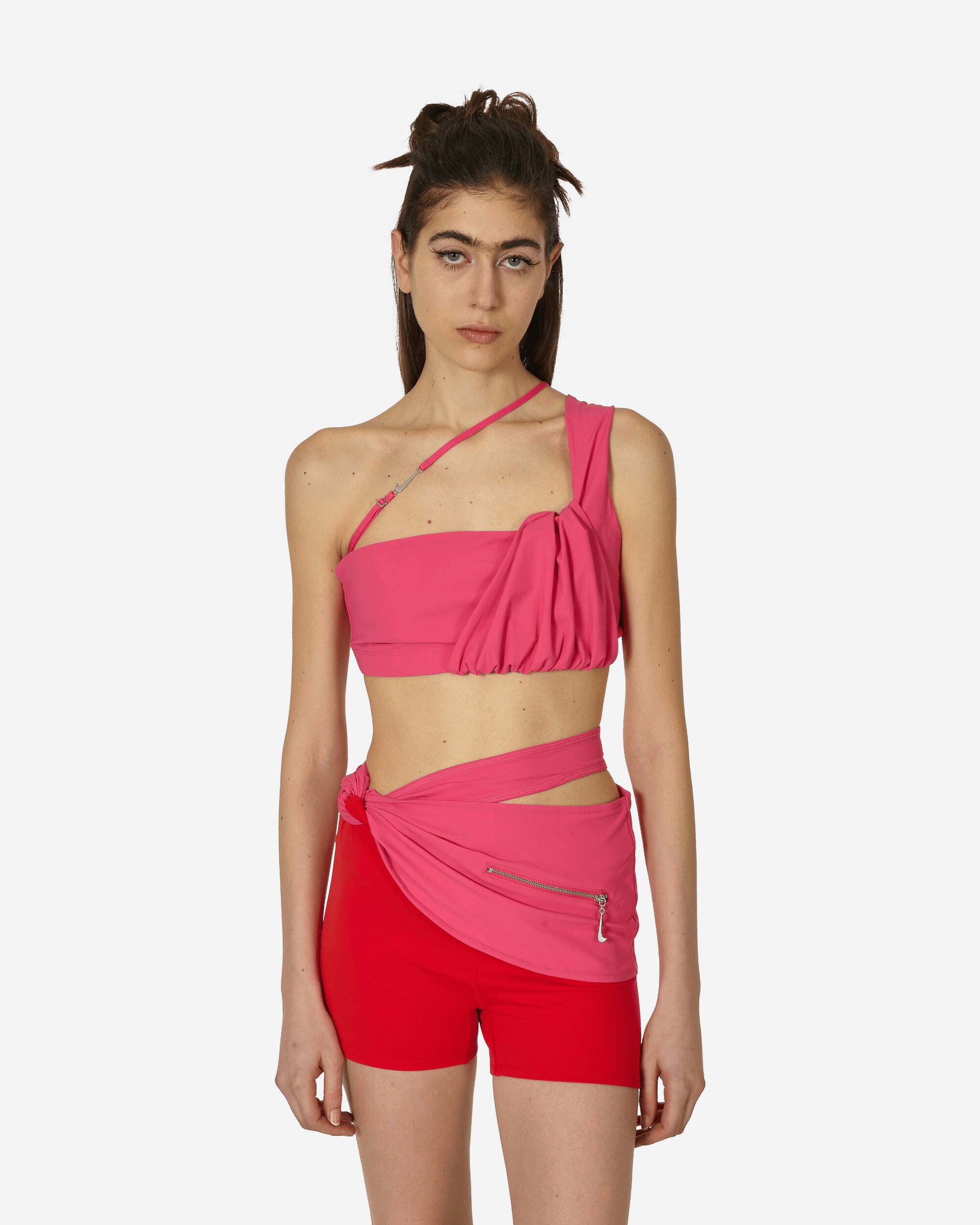 JACQUEMUS Asymmetrical Top Watermelon