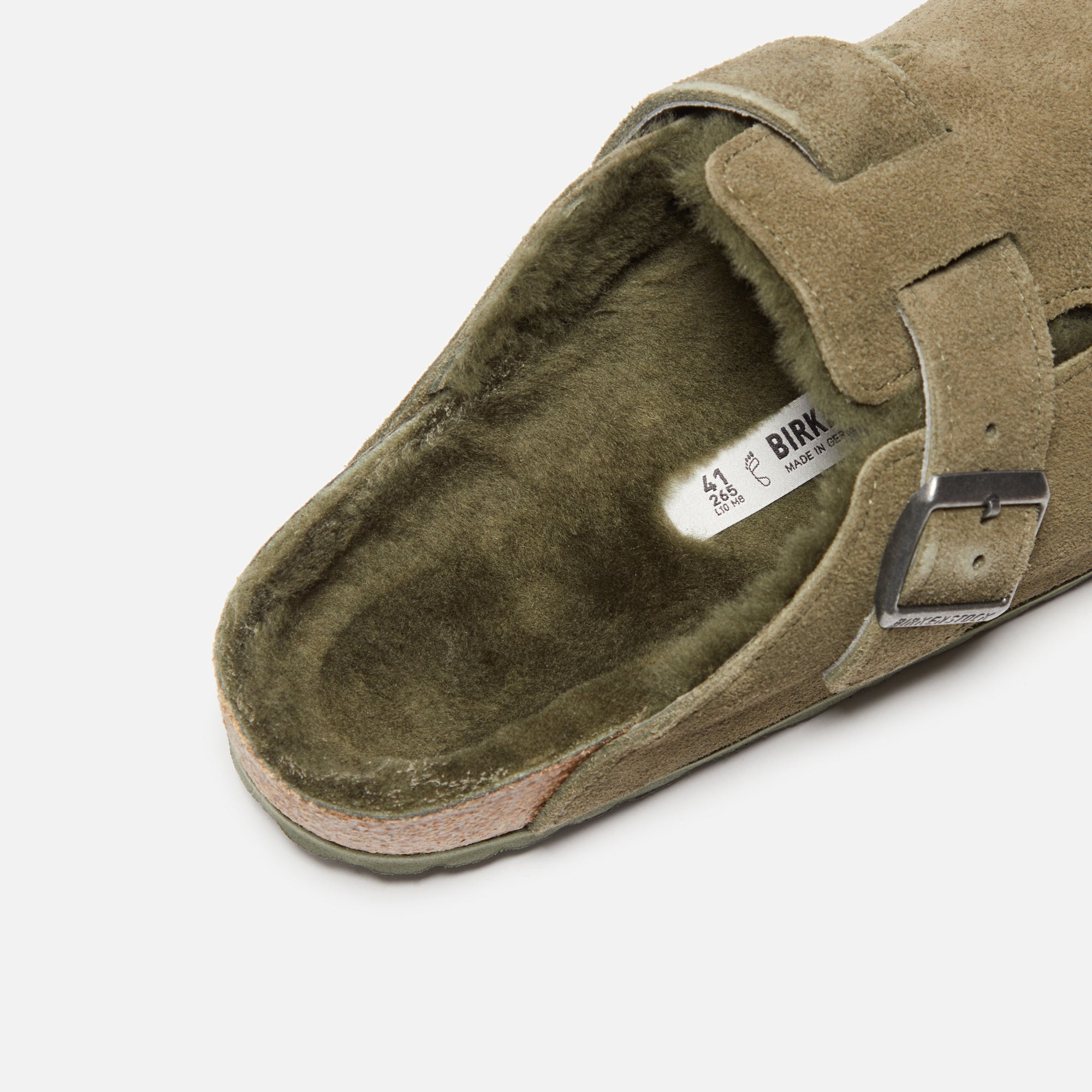 Birkenstock Boston Shearling - Thyme