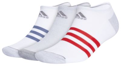 adidas Men's Cushioned 3-Stripe 3.0 3-Pack No Show Socks