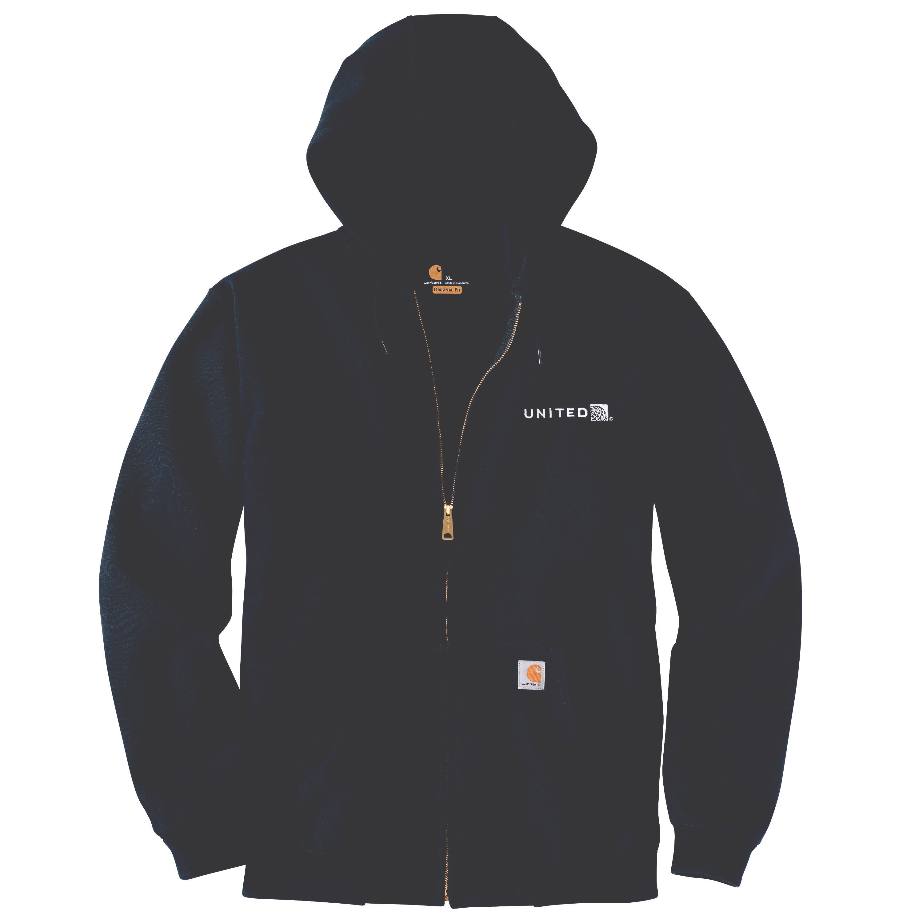 Carhartt Men's Midweight Zip Hooded Sweatshirt_New Navy