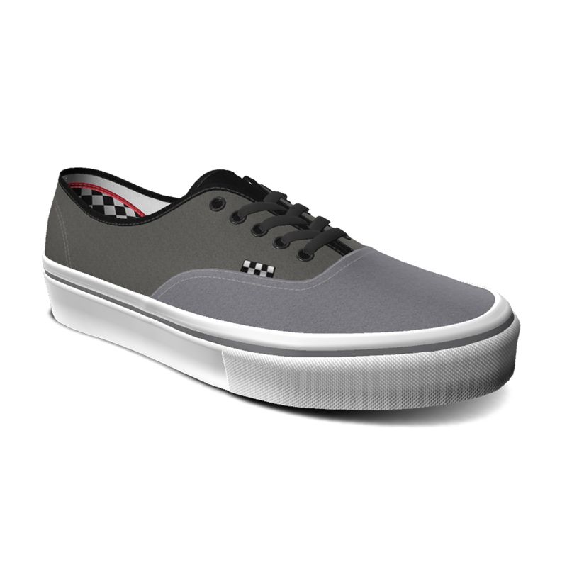 Customs Gray Skate Authentic