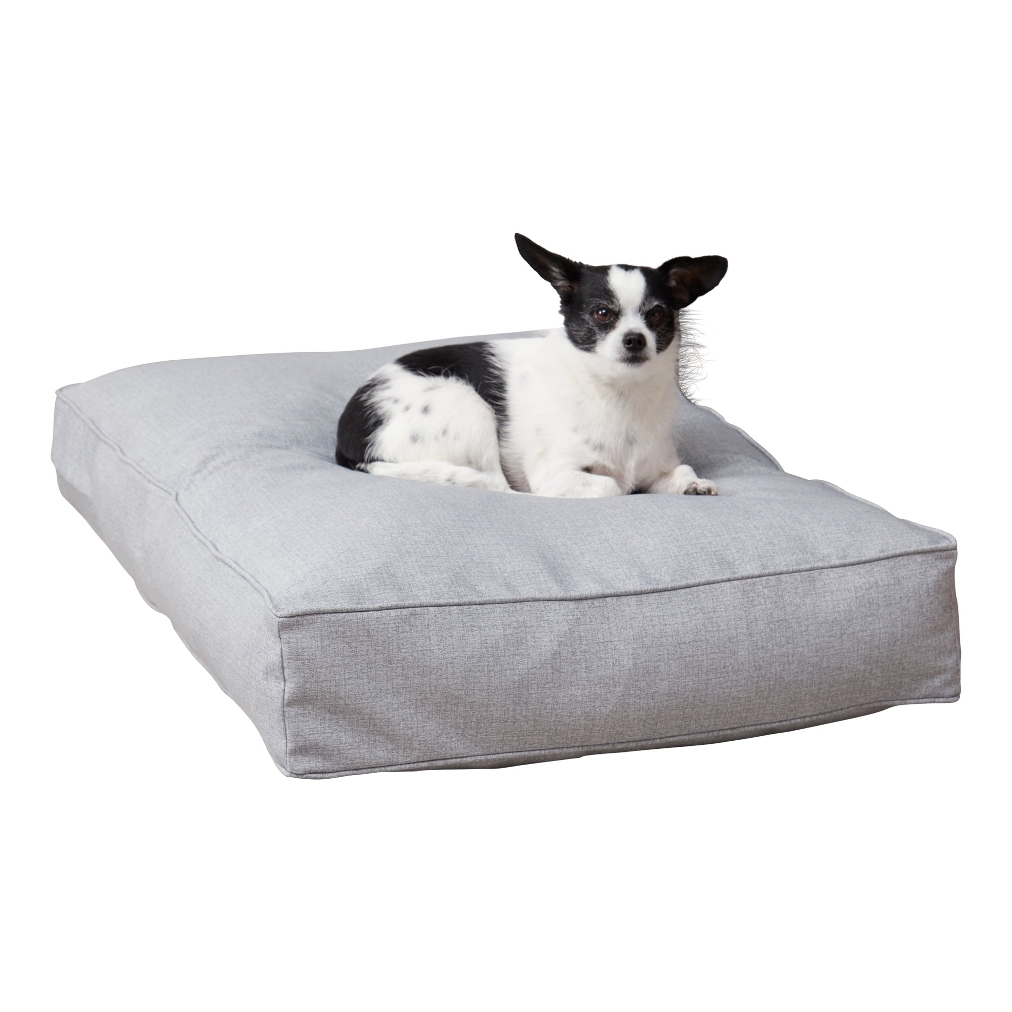 Happy Hounds Casey Indoor/Outdoor Pillow Style Dog Bed， Heather， Small (36 x 24 in.)