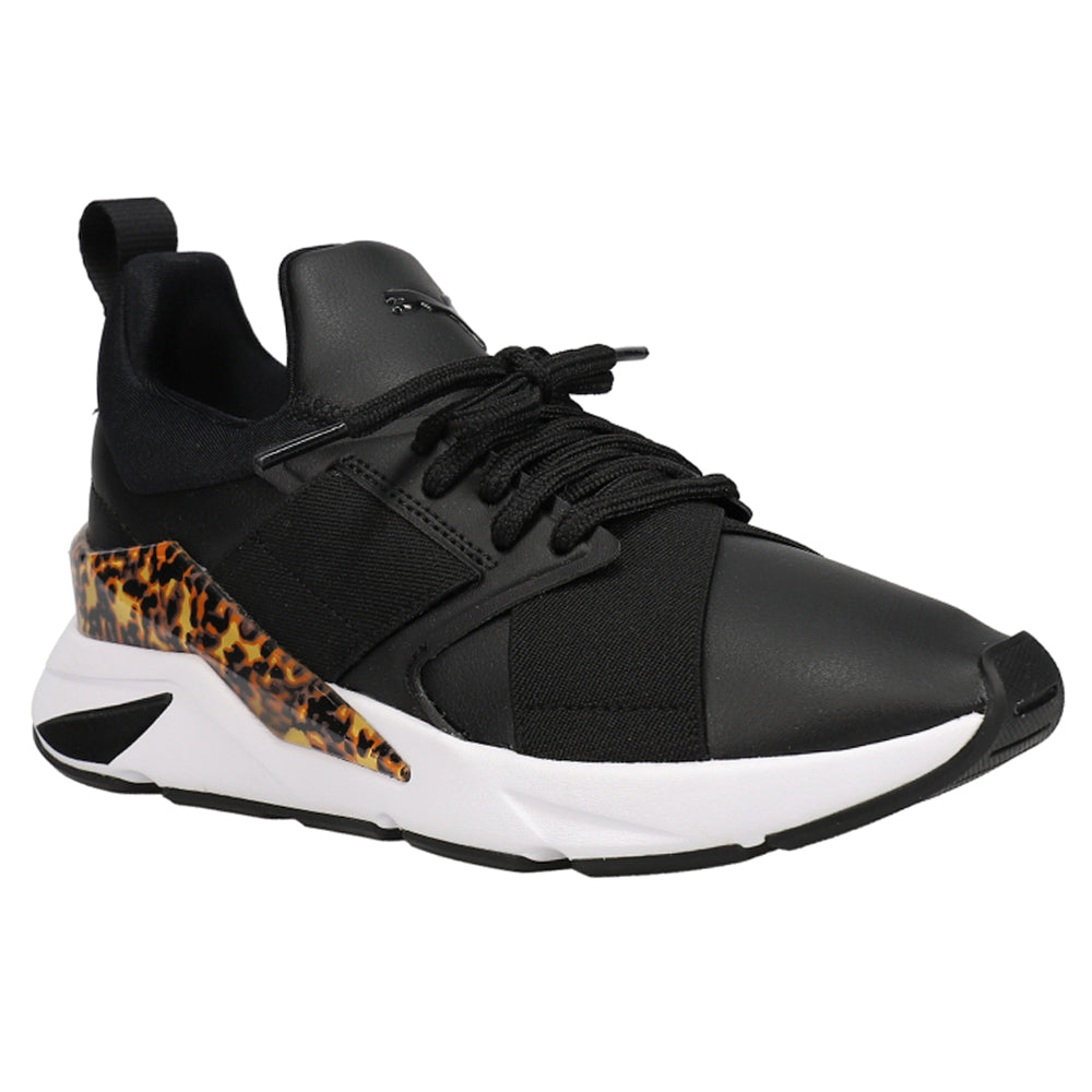 Muse X5 Leopard Lace Up Sneakers