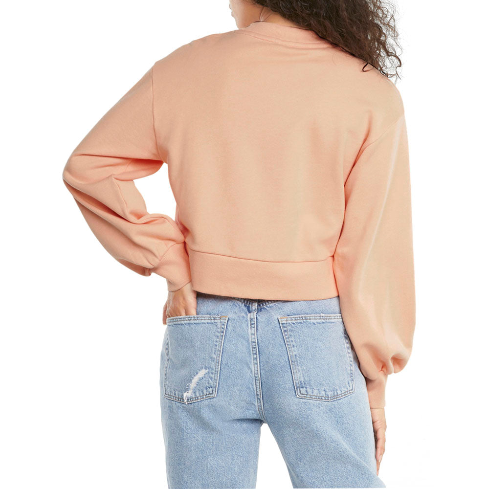 Classics Puff Sleeve Crew Neck Sweatshirt