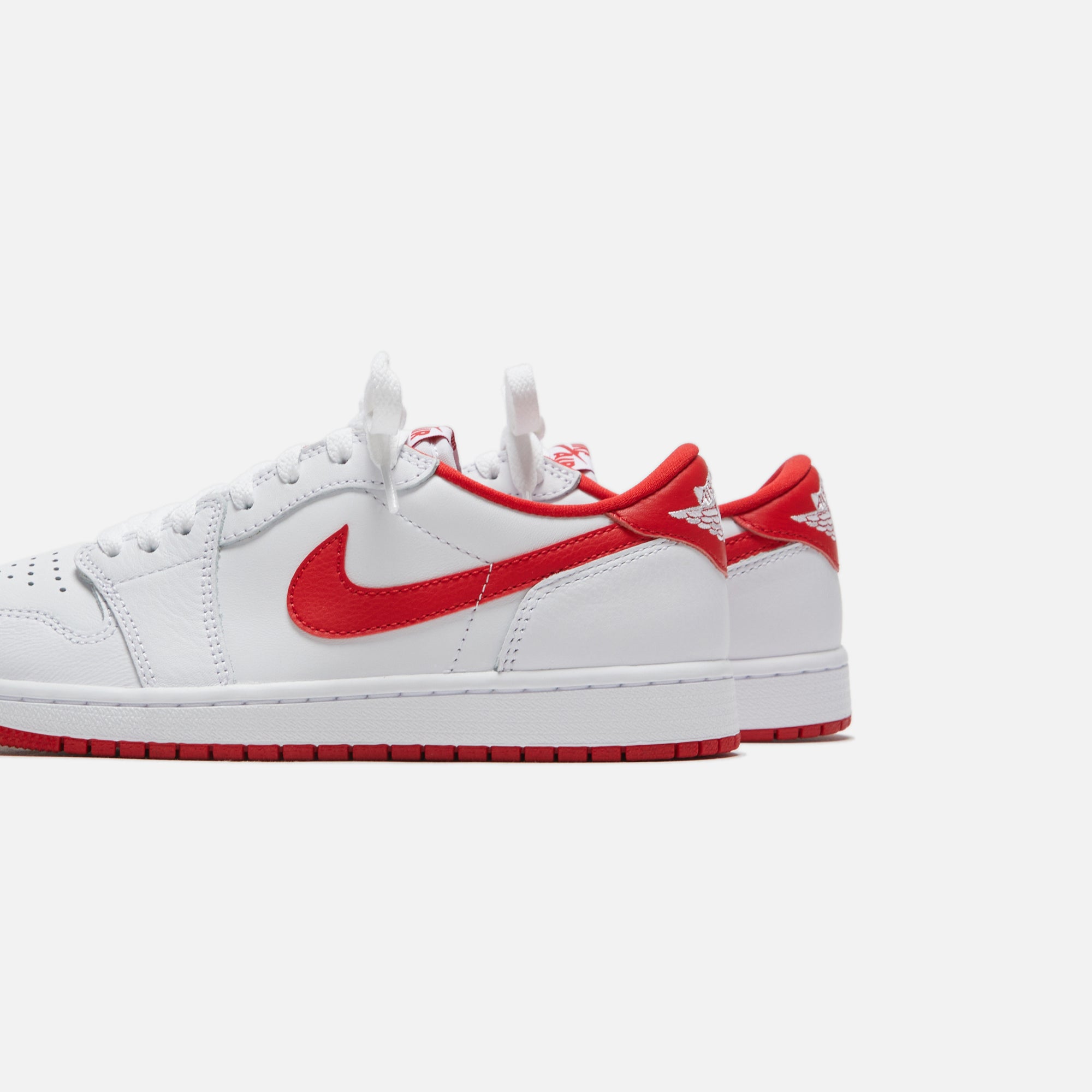 Nike Air Jordan 1 Retro Low OG - White / University Red / White