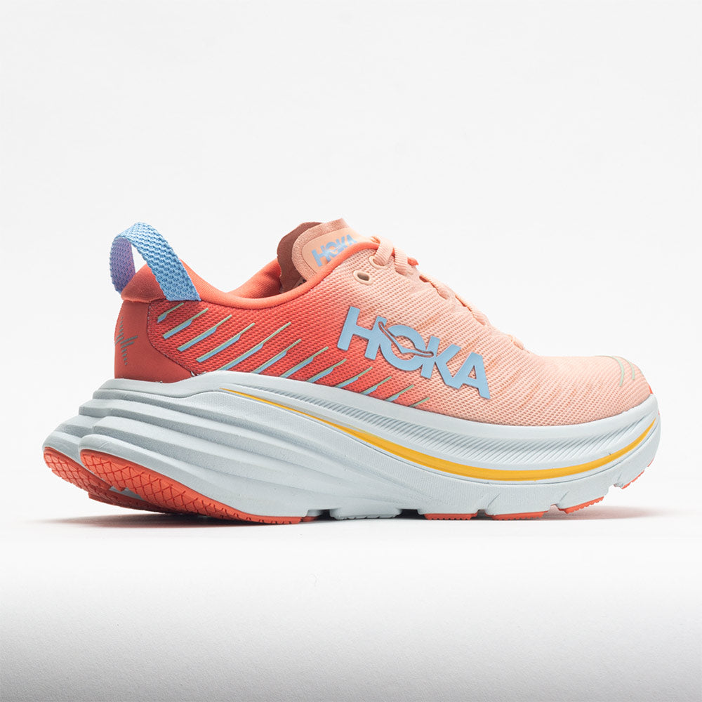 HOKA Bondi X Women's Camellia/Peach Parfait