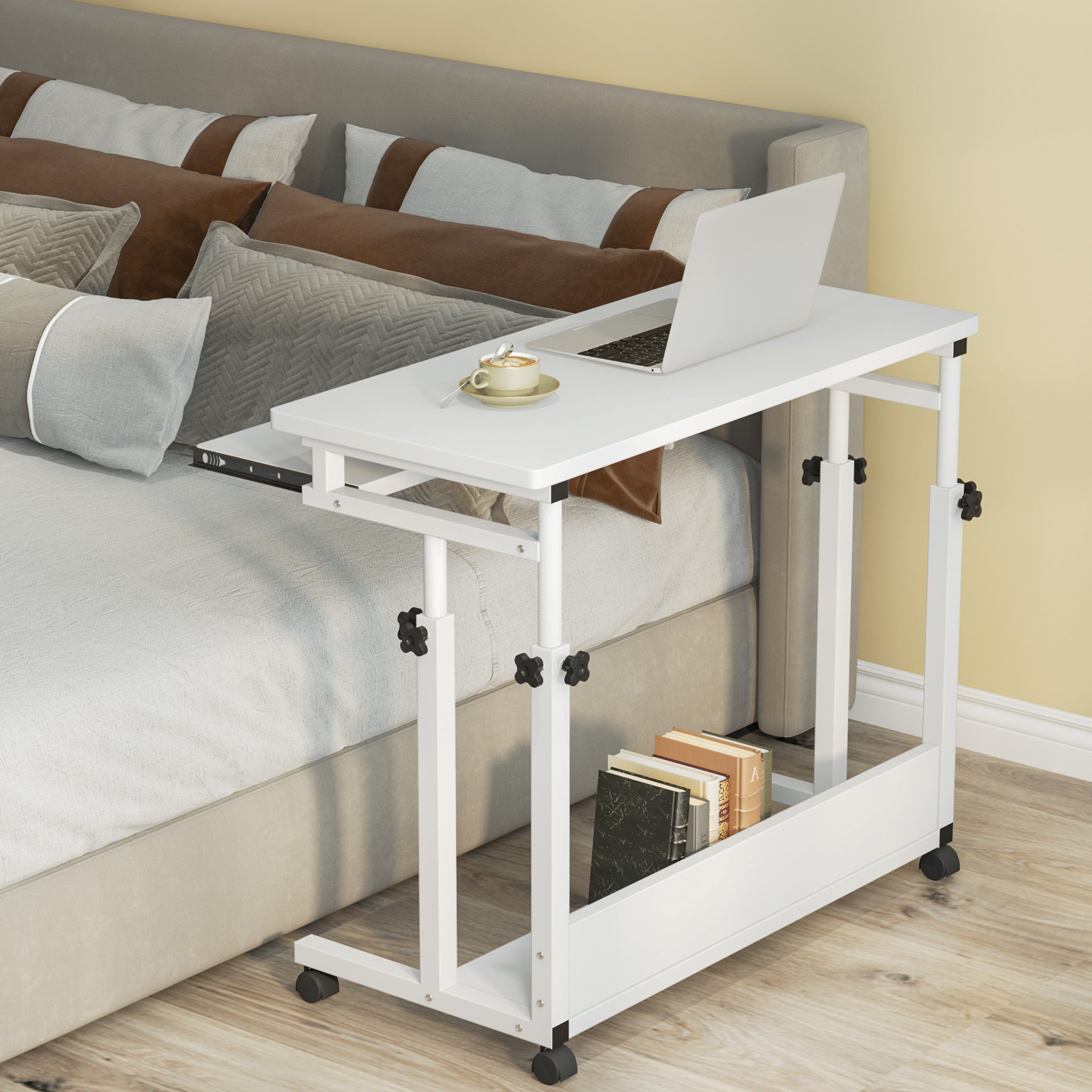 Height Adjustable Desk, Rolling Standing Desk Portable Desk