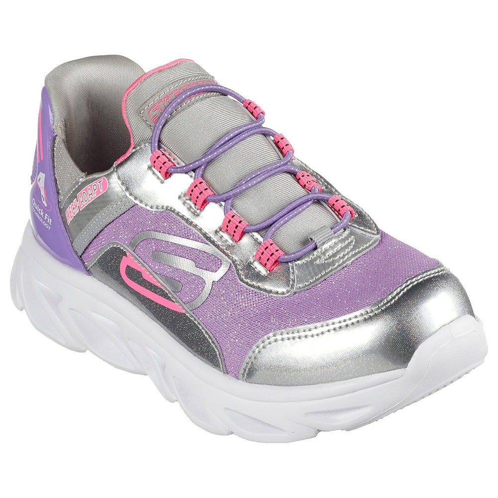 Skechers Girls Flex Glide Shoes - 302221L-GYLV