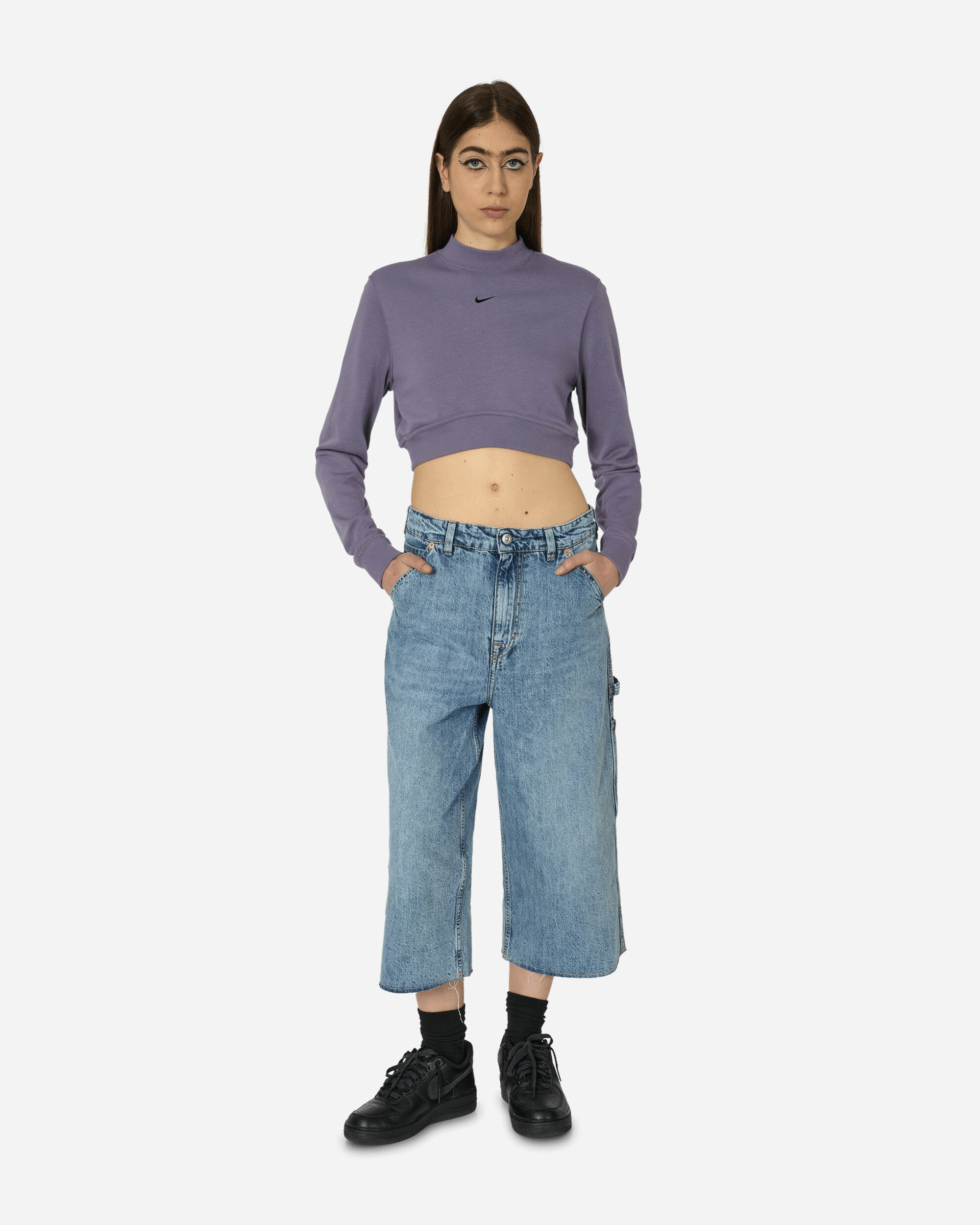 Crewneck Cropped French Terry Top Daybreak