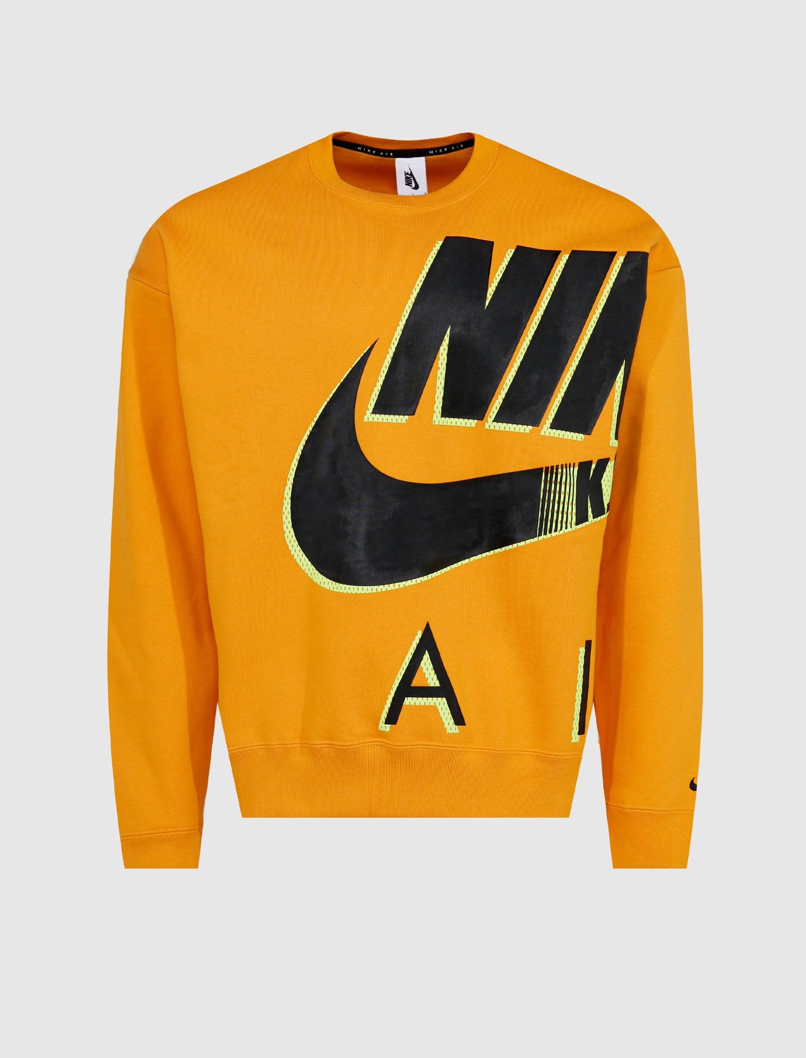 KIM JONES FLEECE CREWNECK IN ORANGE