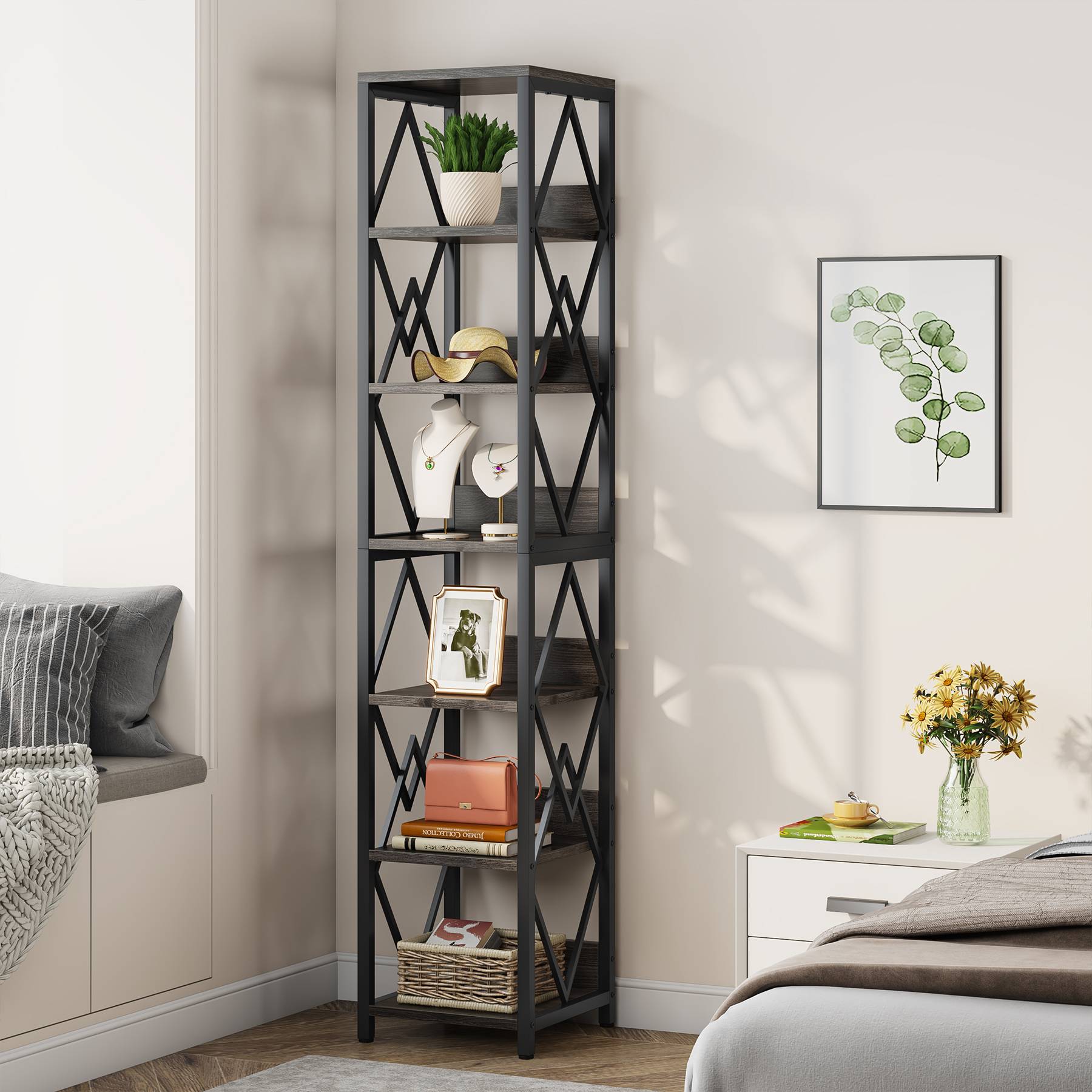 6-Tier Bookshelf, 75