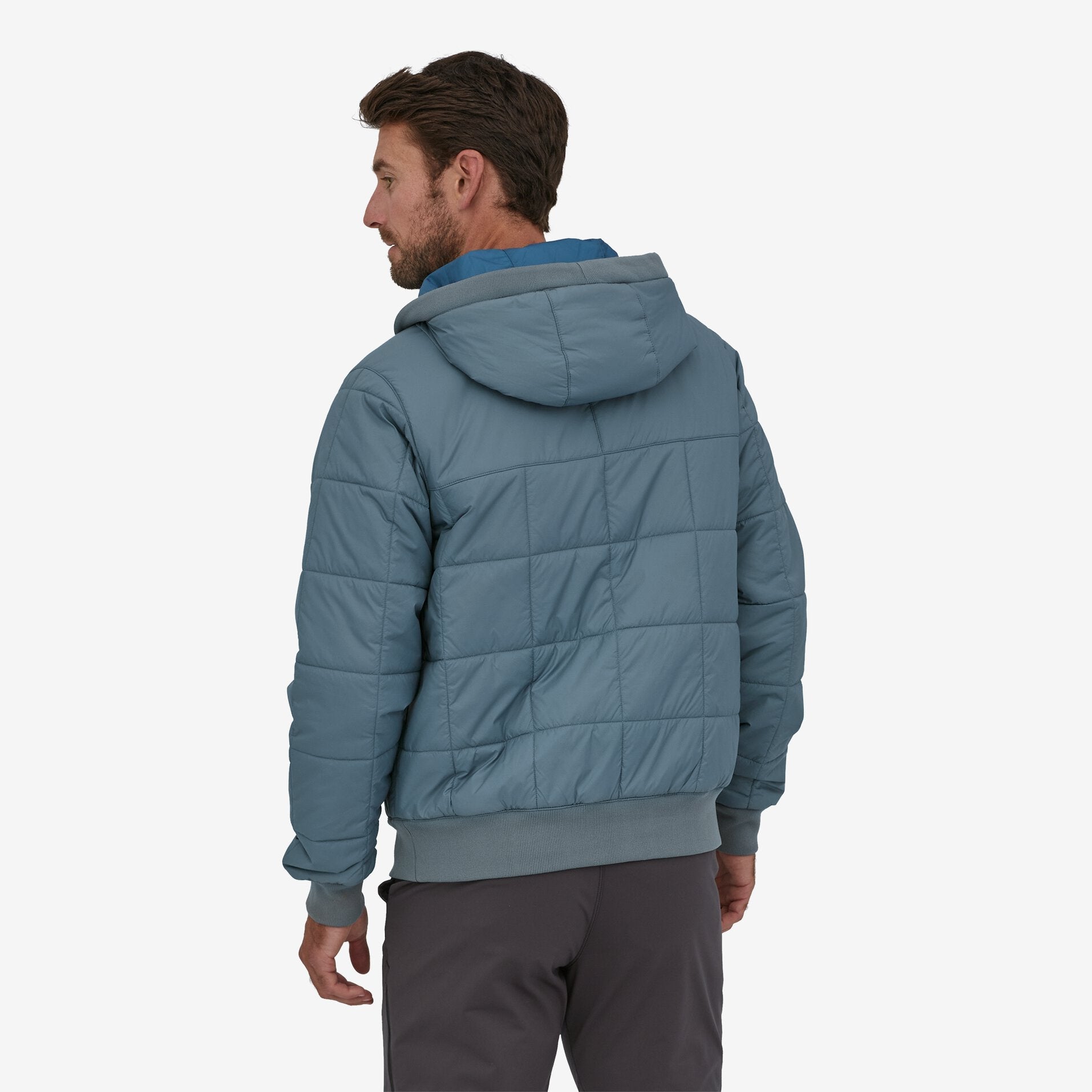 Men's Box Quilted Hoody