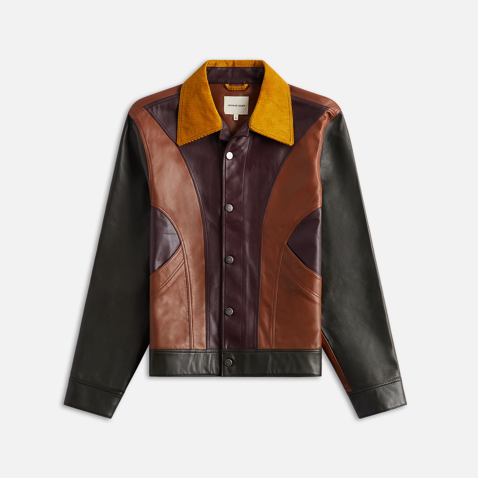 Nicholas Daley Rebel Jacket - Tan / Brown / Mustard