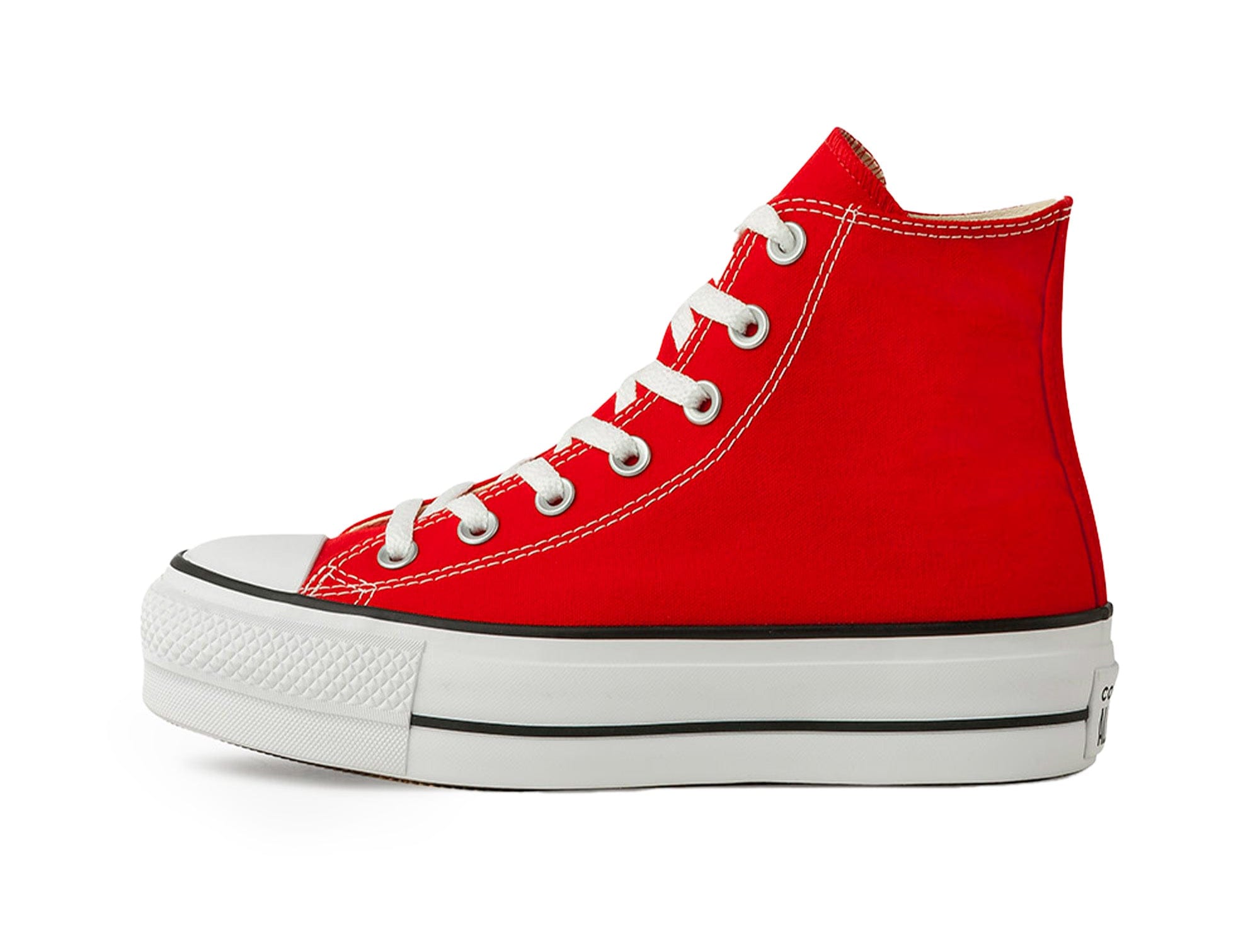 Converse Chuck Taylor Plataforma Hi Womens Rojo