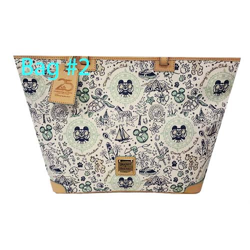 Disney Dooney and Bourke Bag - DVC Anniversary - Shopper Tote SPECIFIC