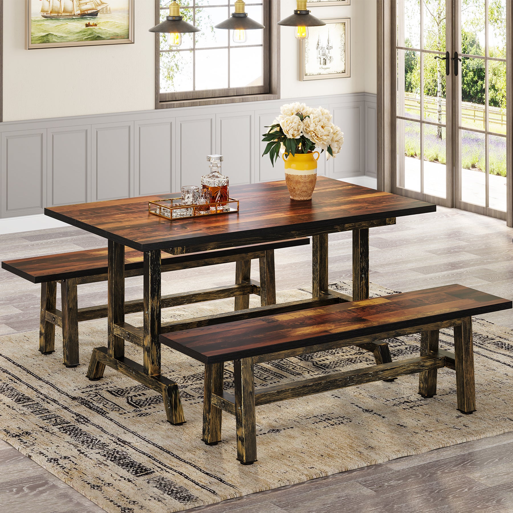 Dining Table Set, 3-Piece 47