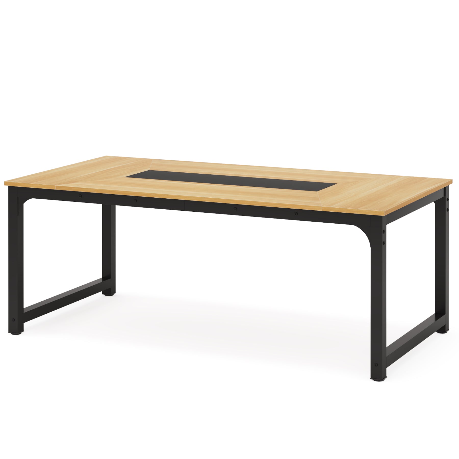 Rectangular Conference Table, 6FT Meeting Seminar Table Computer Desk