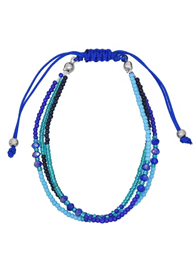 Women's Boho Colorful Handwoven Adjustable Bracelet