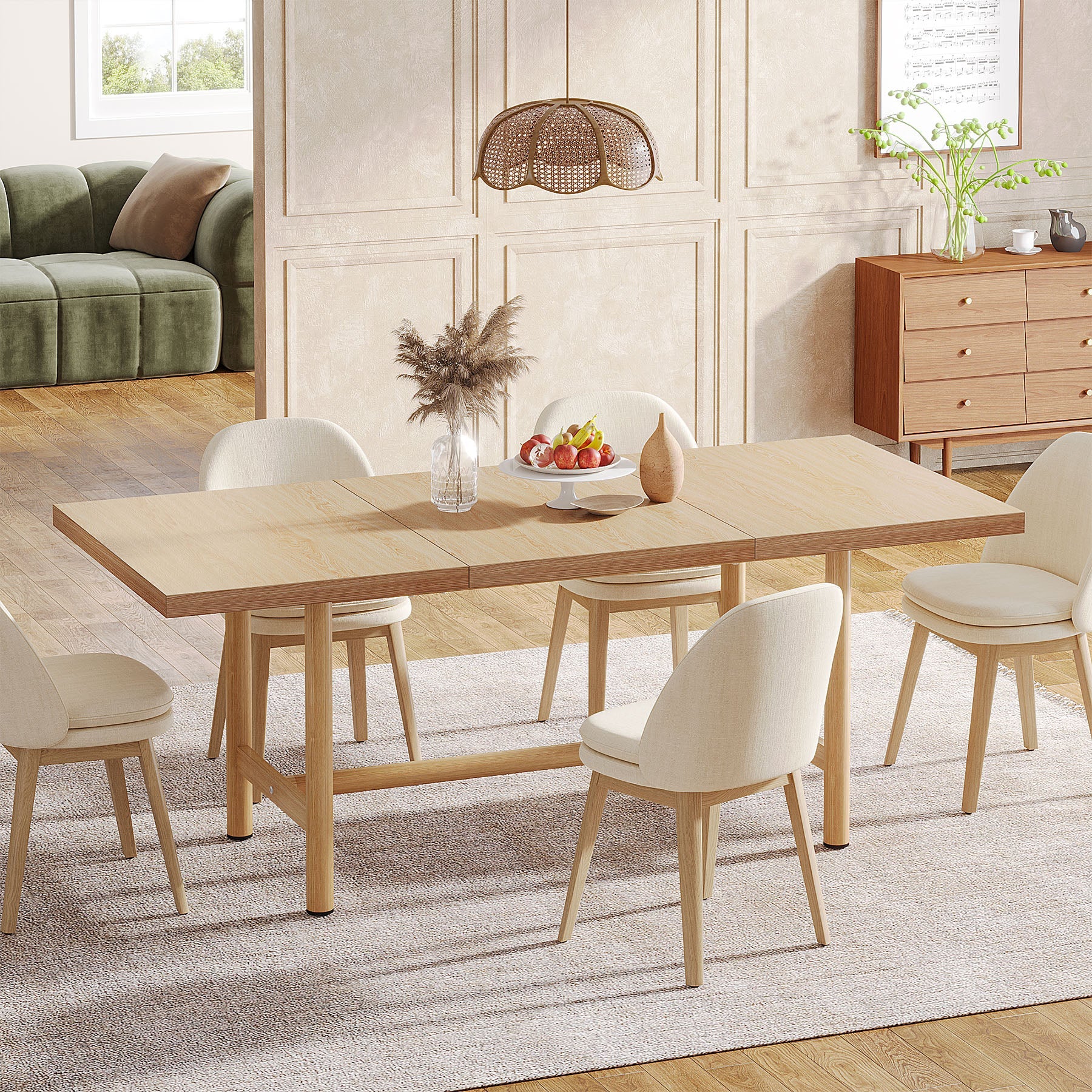 Wood Dining Table, 63