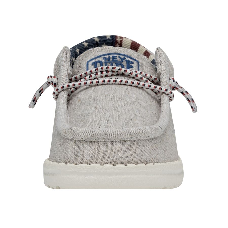 Wally Toddler Patriotic - Off White Patriotic