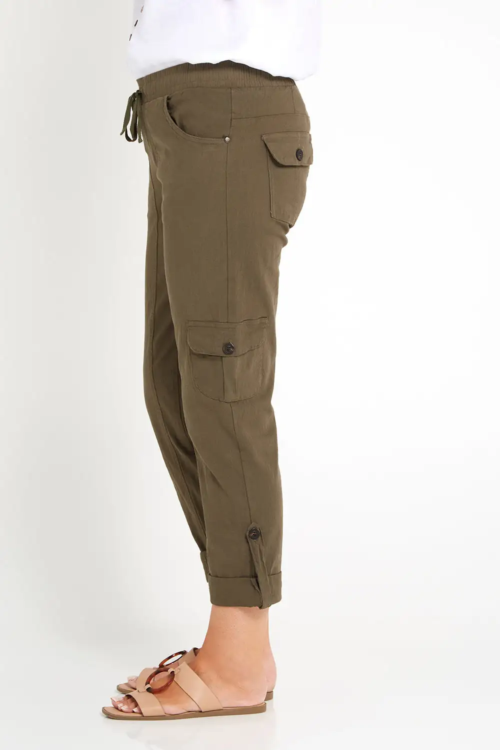 Tina Cargo Pants - Olive