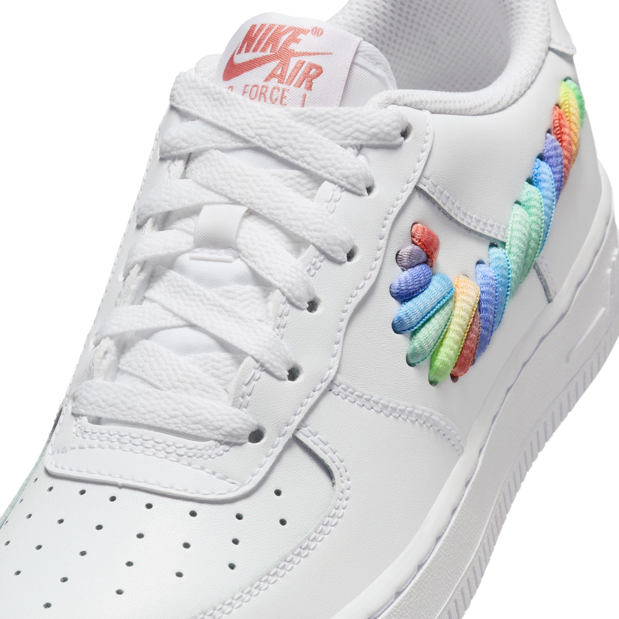 Nike Air Force 1 lv8 GS White/Multi-Color-Terra Blush FQ4948-100