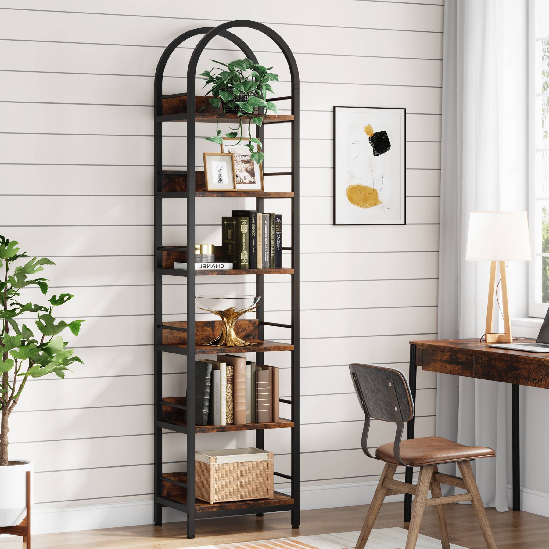 6-Tier Bookshelf, 78.7