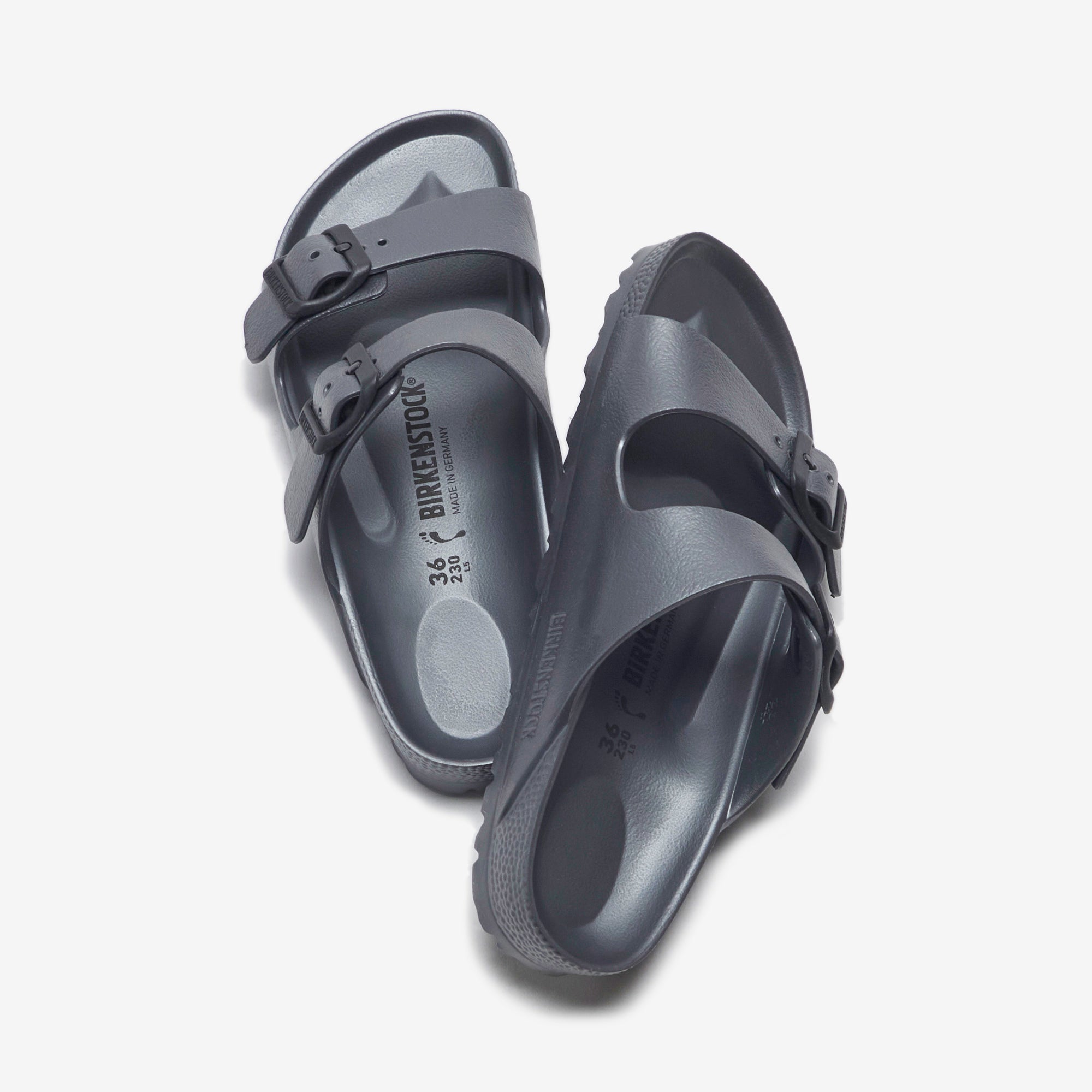 Birkenstock WMNS Arizona Metallic Anthracite Eva - Black