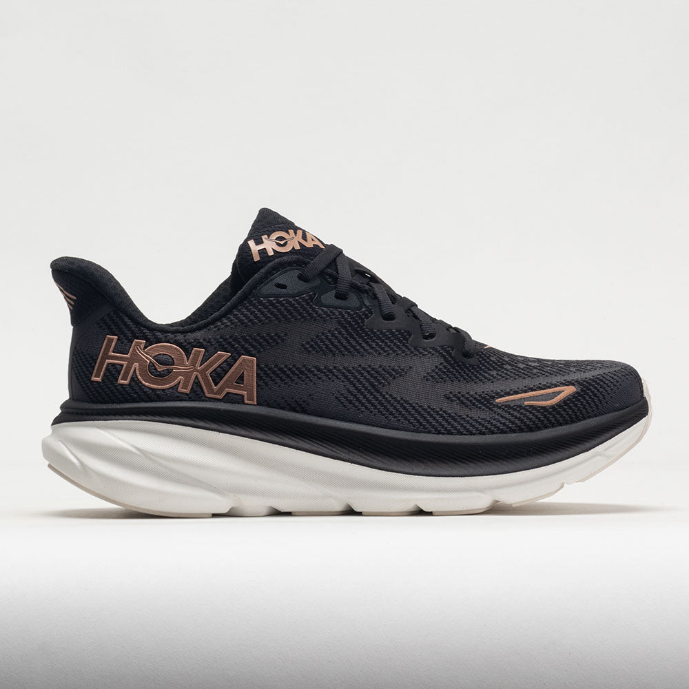 HOKA Clifton 9 Women's Black/Rose Gold