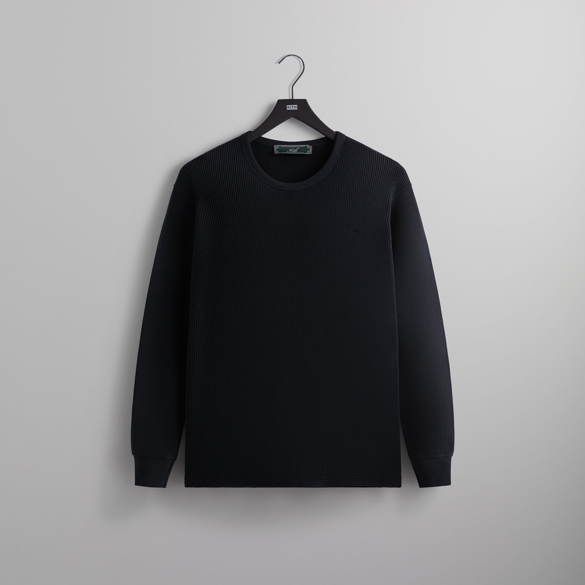 Kith Waffle Thermal Set - Black