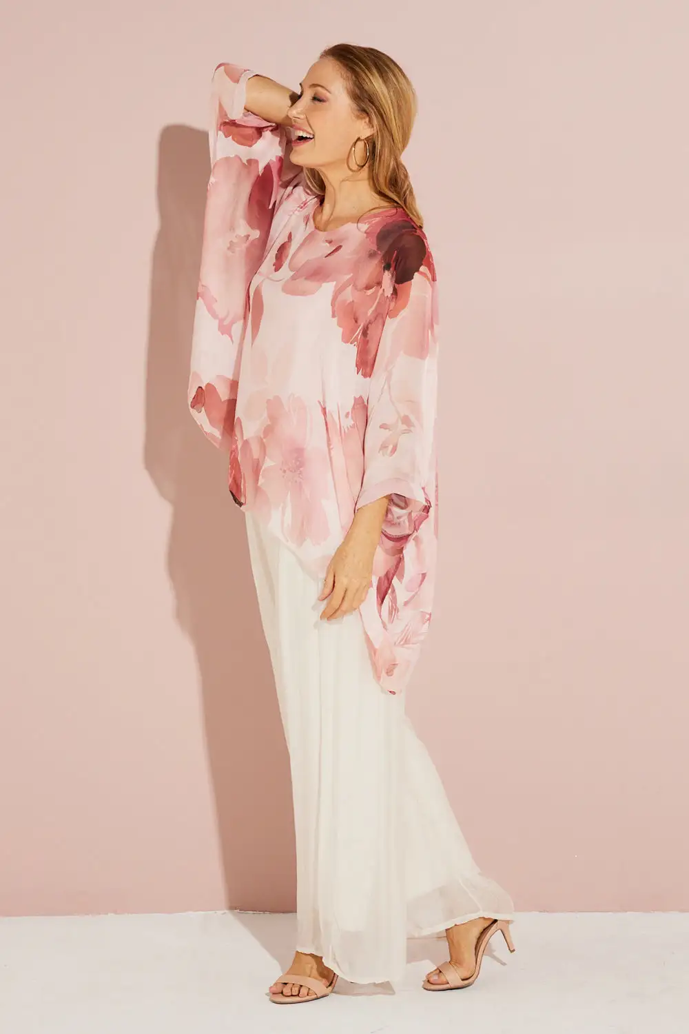 Arlette Silk Pants - Ivory