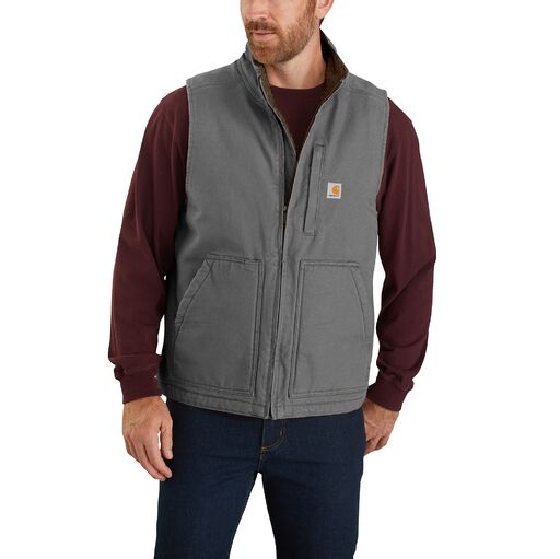 Carhartt Men's Washed Duck Mock Neck Vest