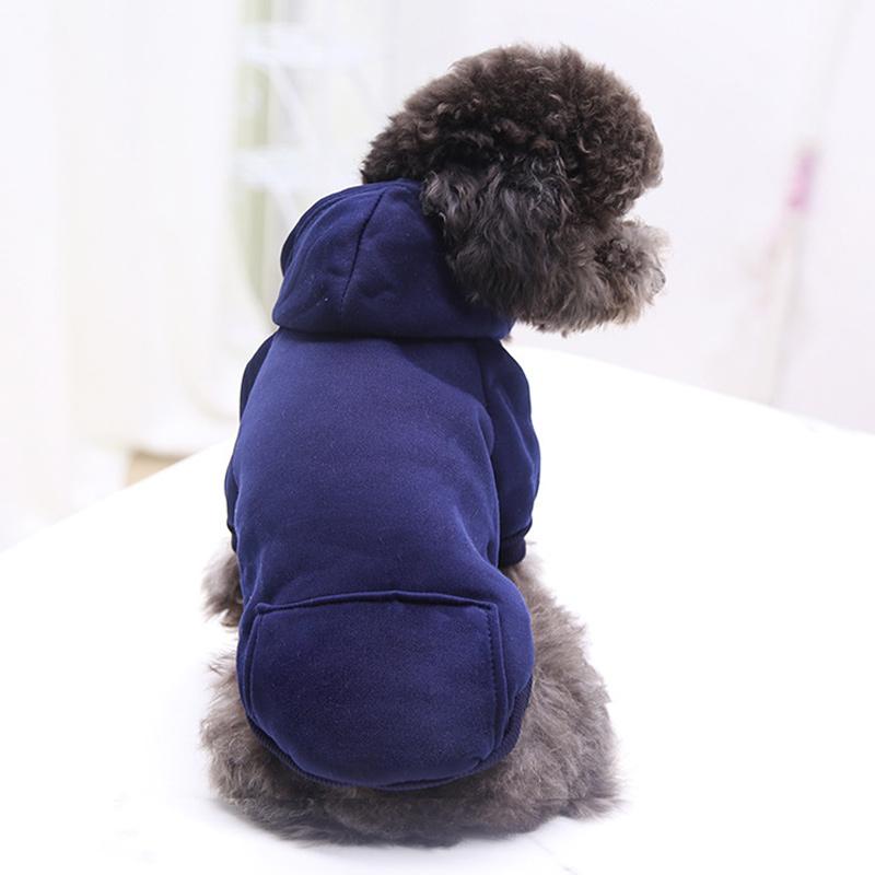 Winter Dog Hoodie With Pockets