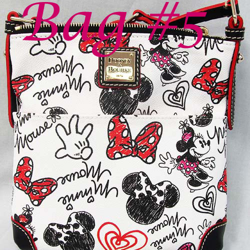 Disney Dooney and Bourke - Minnie Hearts and Bows - Letter Carrier SPECIFIC