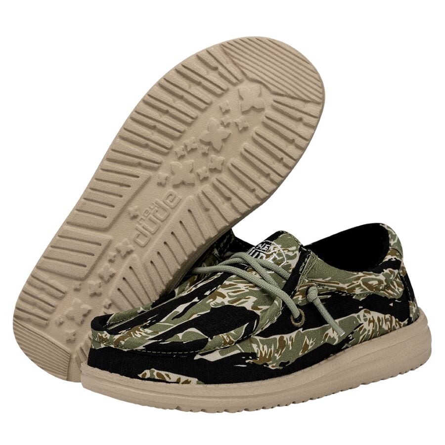 Wally Youth Camouflage - Tiger Stripe Camo