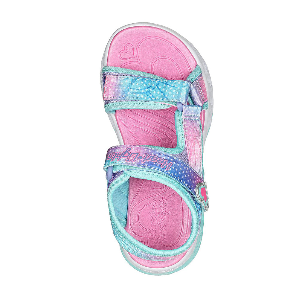 Skechers Girls Flutter Hearts Sandals - 303105L-TQMT