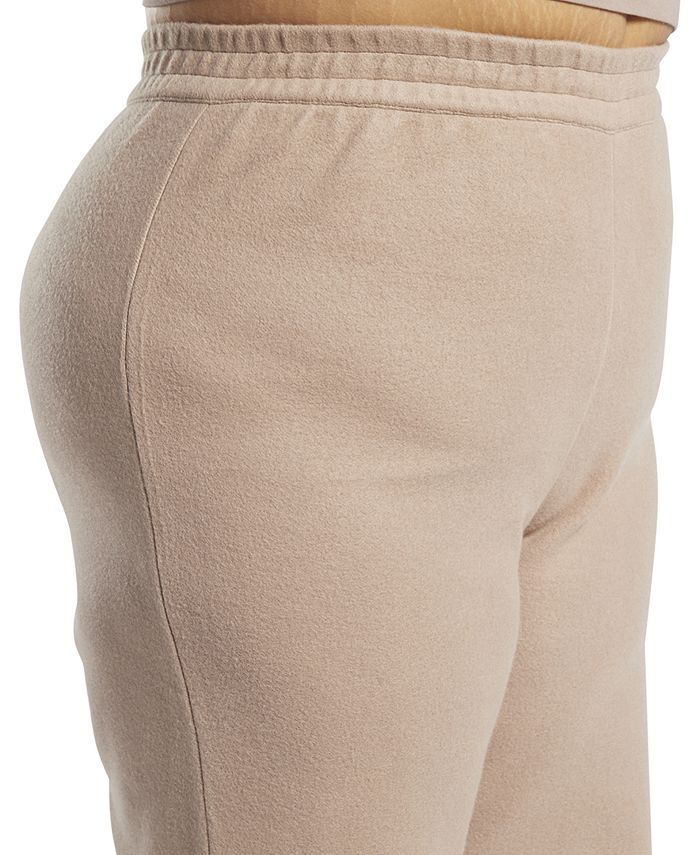 Classics Plus Size Reverse-Fleece Wide-Leg Pants