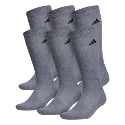 adidas Men's Athletic Cushioned 6-Pack Crew Socks