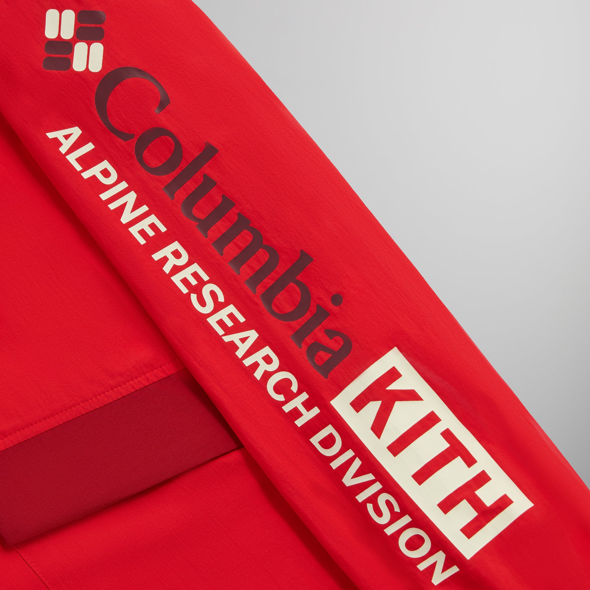 Kith for Columbia Wind Anorak -  Red Velvet