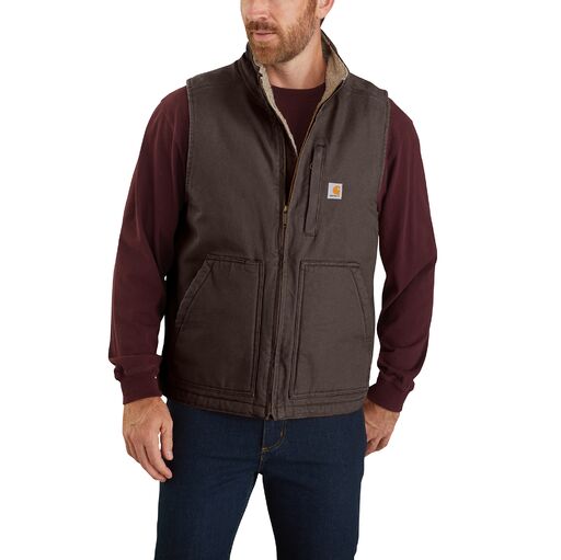 Carhartt Men's Washed Duck Mock Neck Vest