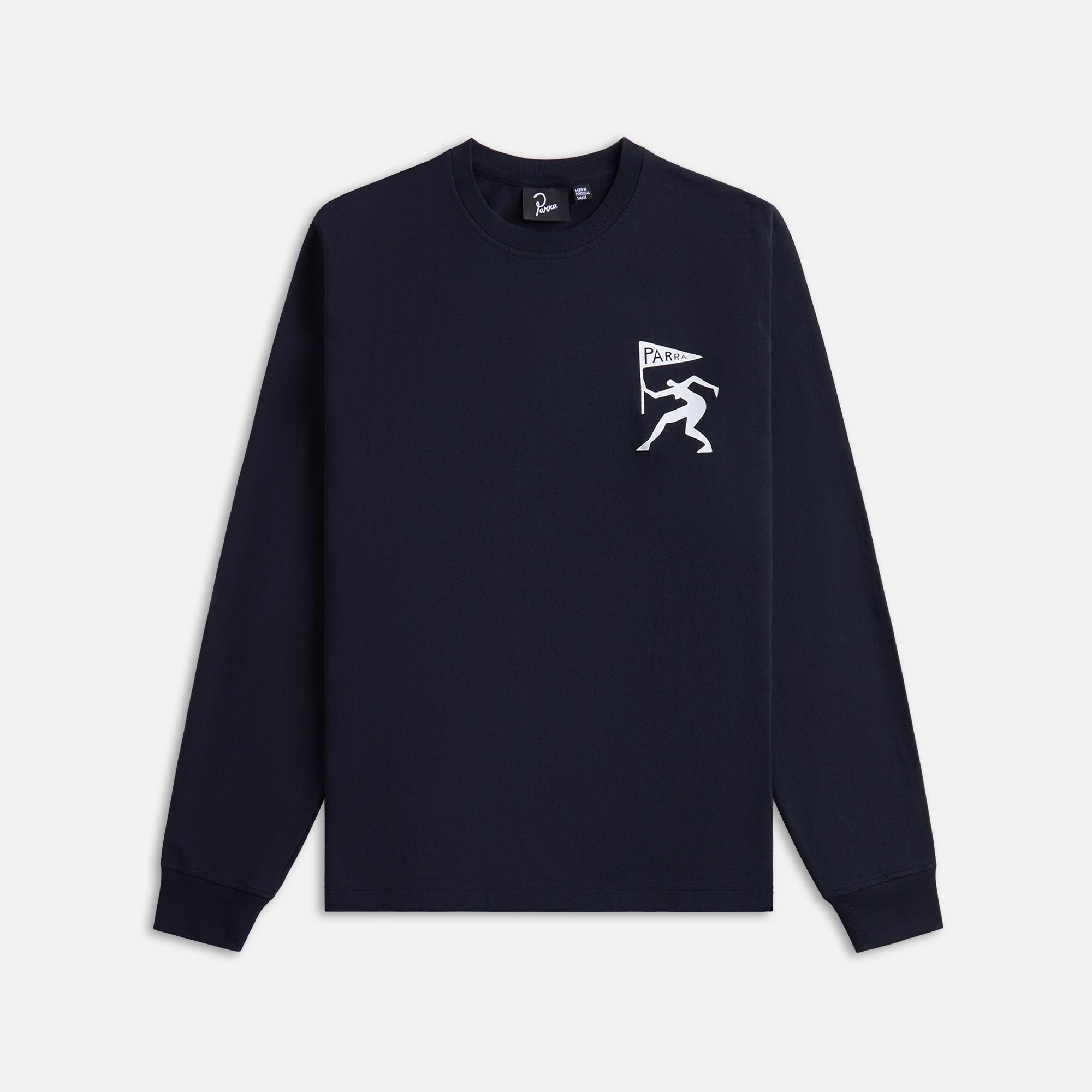 by Parra Neurotic Flag Long Sleeve Tee - Black