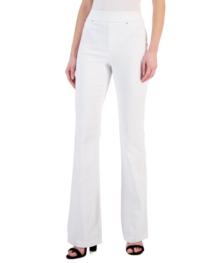 Petite High-Rise Flare Pants， Created for Macy's