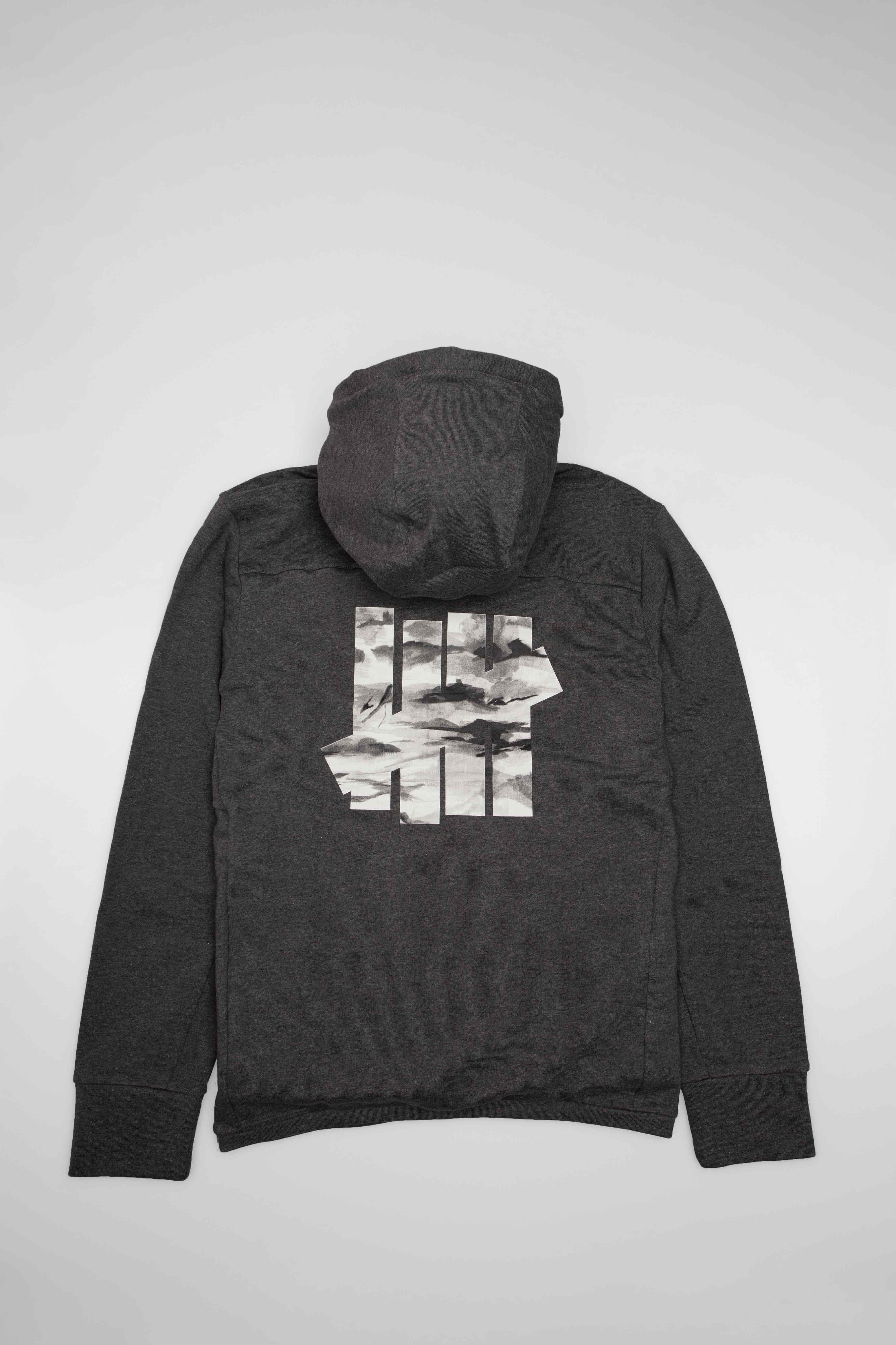 adidas X Undefeated Tech Mens Hoodie - Dark Grey Heather/Grey