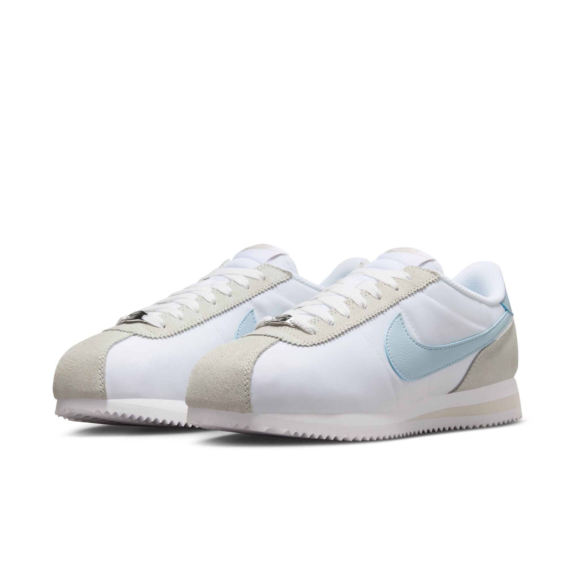 Women's Nike Cortez White/Light Armory Blue-Light Orewood Brown DZ2795-100