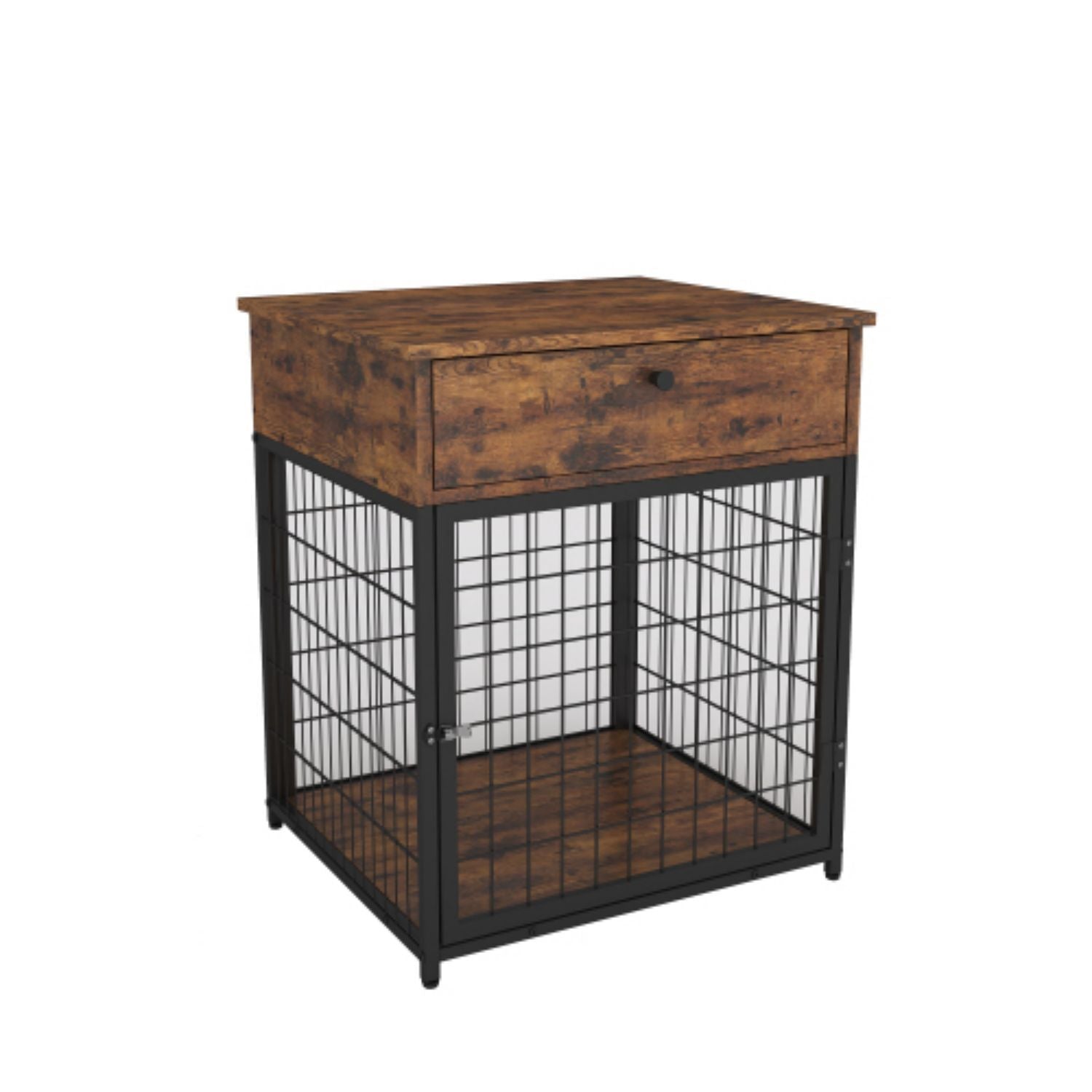 Cmgb Dog Crates for small dogs Wooden Dog Rustic Brown