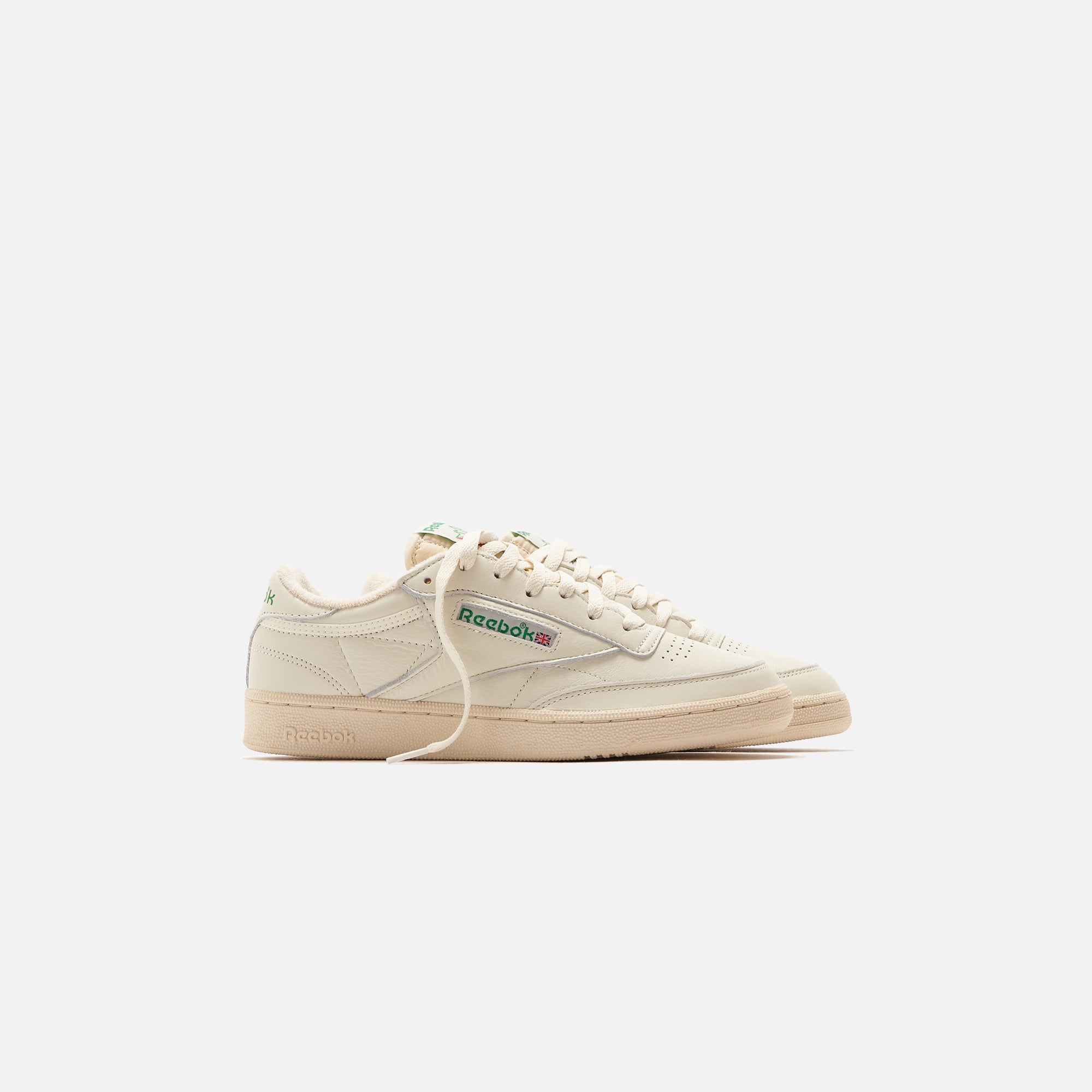 Reebok Wmns Club C 85 Vintage Shoes - Chalk / Alabaster / Glen Green