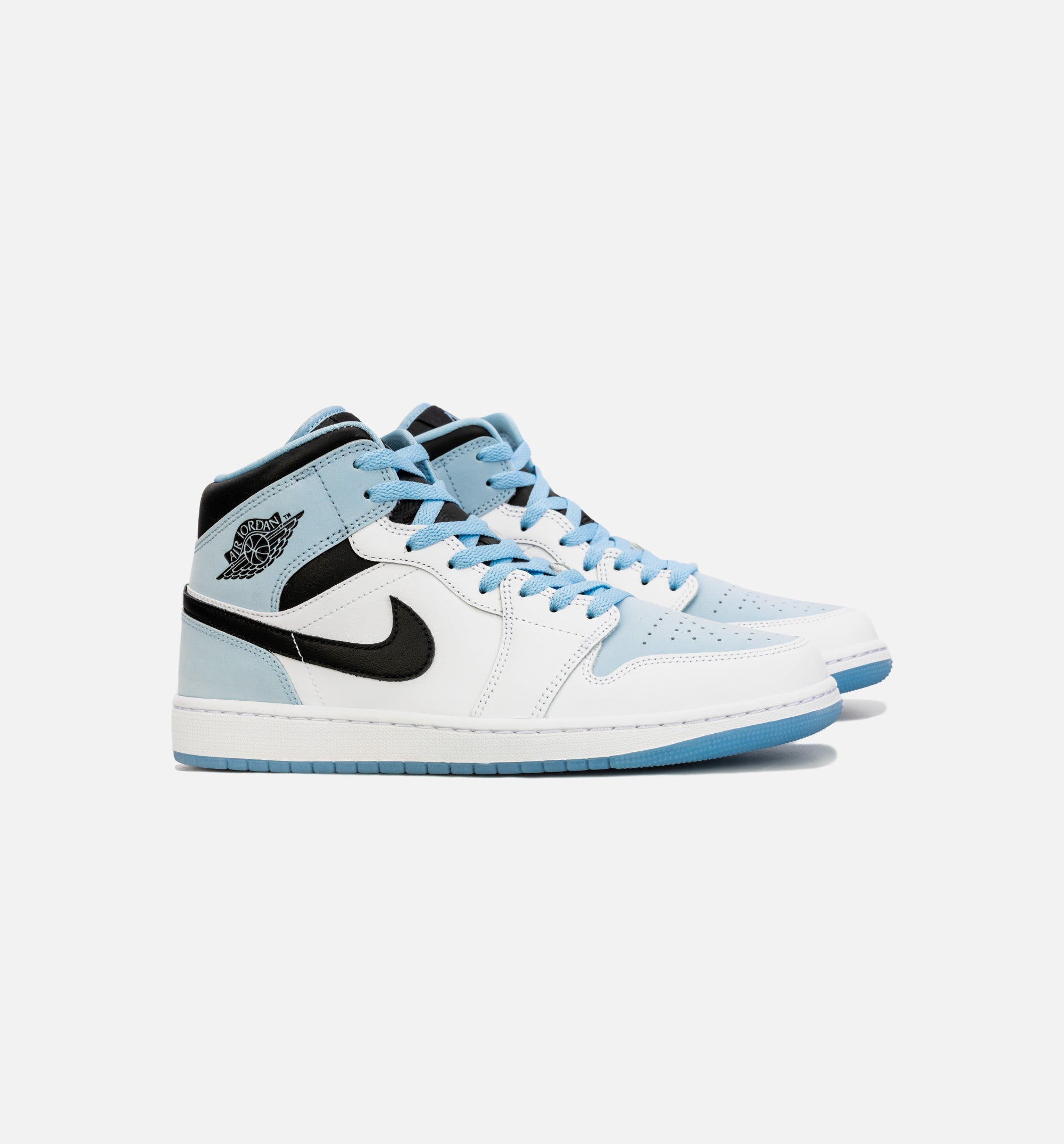 Air Jordan 1 Retro Mid SE Ice Blue Mens Lifestyle Shoe - White/Blue