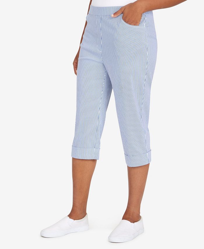 Women's Peace Of Mind Stripe Allure Clamdigger Pants